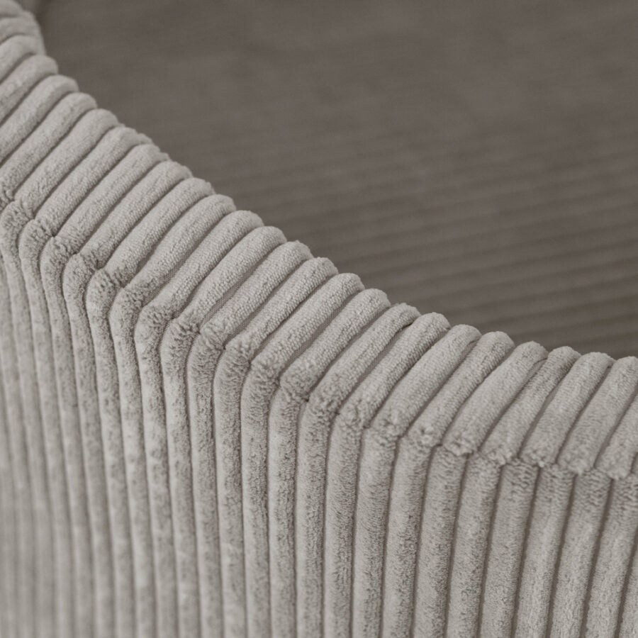 PLUSH NEST sausas kamuoliukų baseinas 90×30 cm, smėlinis, iš premium veliūro, su 200 kamuoliukų: perlo, geltona, auksinė - Image 4