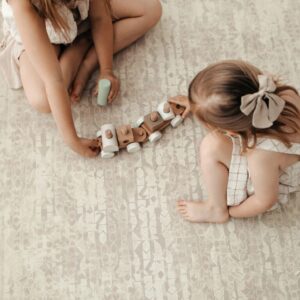 "OLYA KIDS" putplasčio dėlionės žaidimų kilimėlis "Anya Linen"