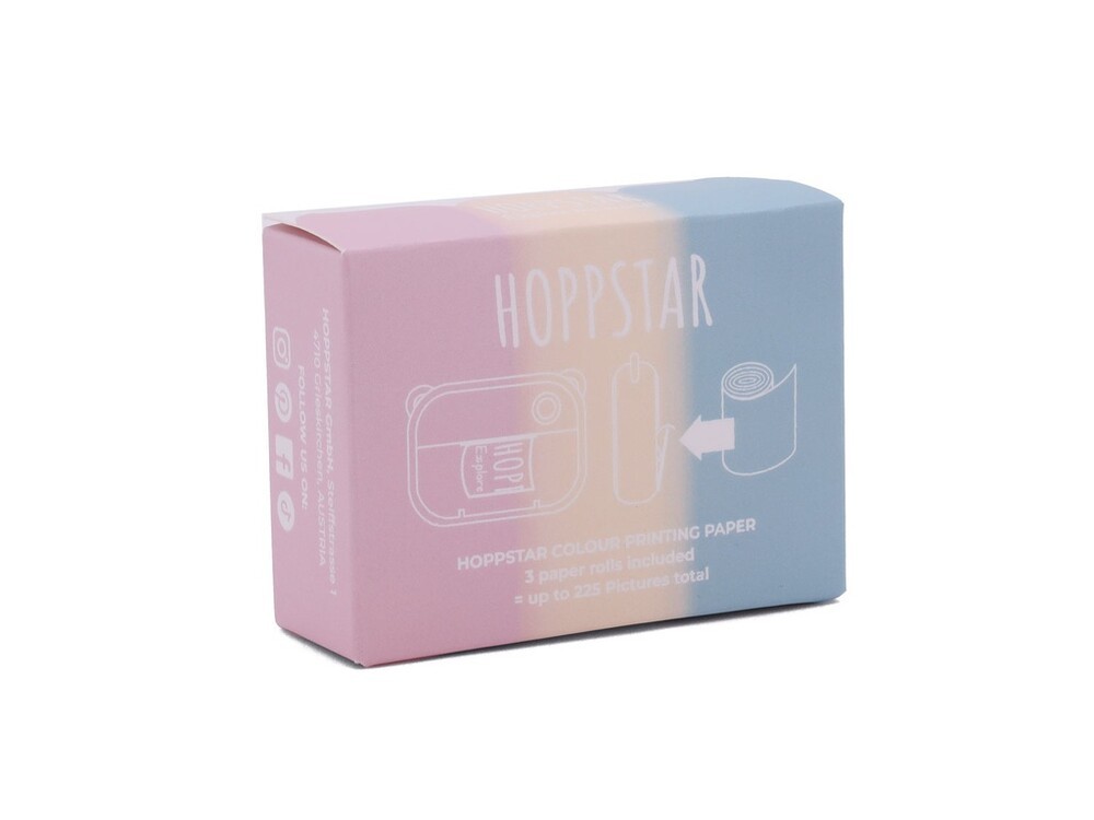 Terminio popieriaus ritinėliai 3 vnt. „Hoppstar Artist“ fotoaparatui - spalvoti - Image 2