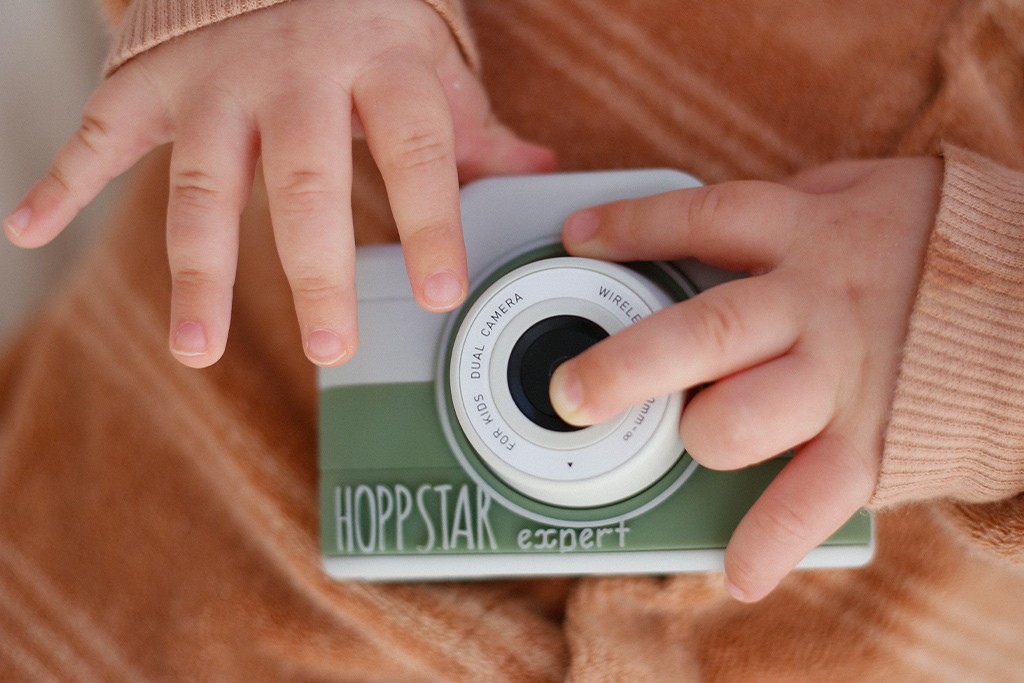 Vaikiškas momentinis fotoaparatas „Hoppstar Expert“ – įvairių spalvų - Image 21
