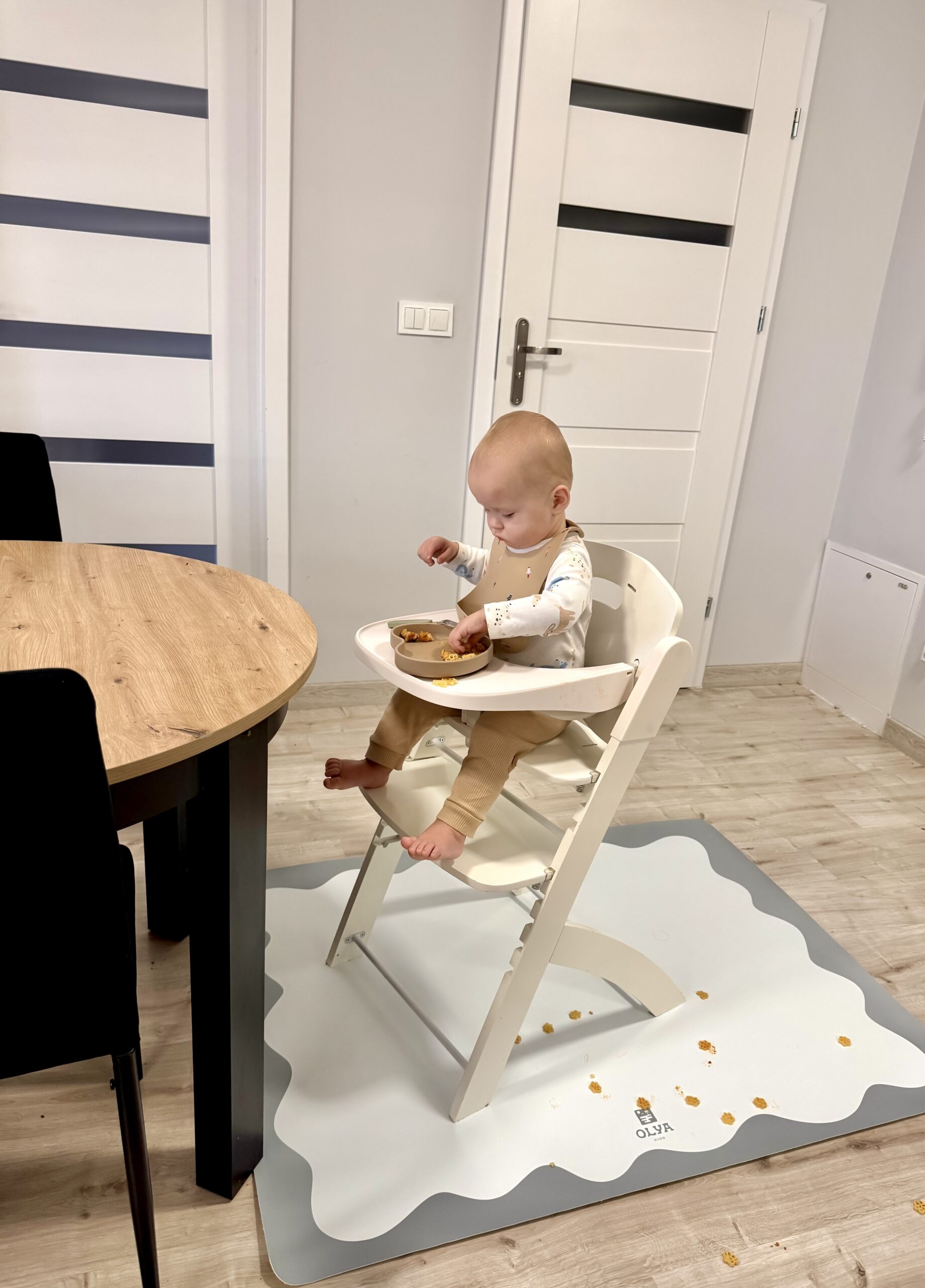 "OLYA KIDS" vaikiškas kilimėlis valgymui, neslystantis ir atsparus vandeniui "Blue Frame" - Image 5