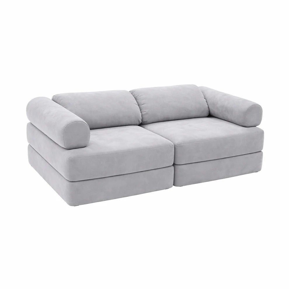 Modulinė žaidimų sofa vaikams – mėlyna
