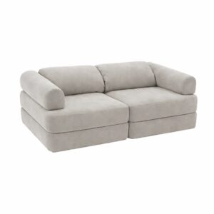 Modulinė žaidimų sofa vaikams – pilka