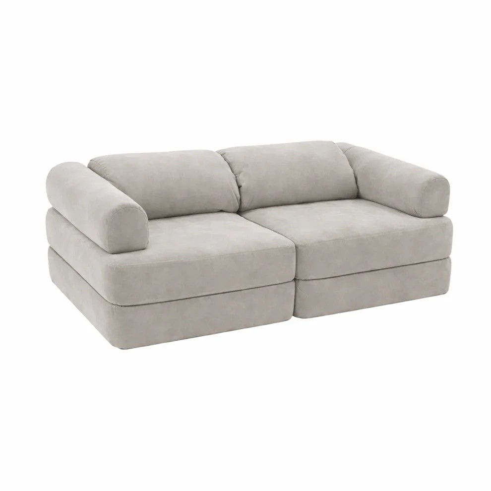 Modulinė žaidimų sofa vaikams – pilka