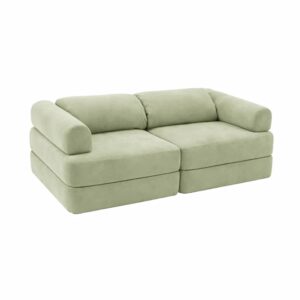 Modulinė žaidimų sofa vaikams – žalia